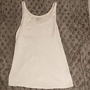 New York & Company Off-White Tank Top